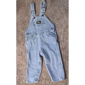 Vintage Child s Railroad Overall Bibs 24 Months OSHKOSH B'GOSH